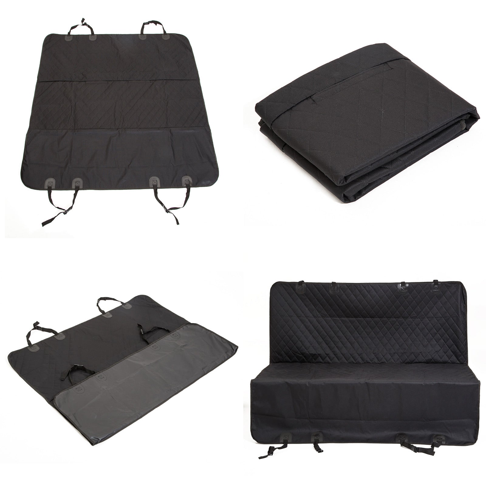 Black Pet Dog Car Boot Seat Cover Waterproof Mat XXL - image4