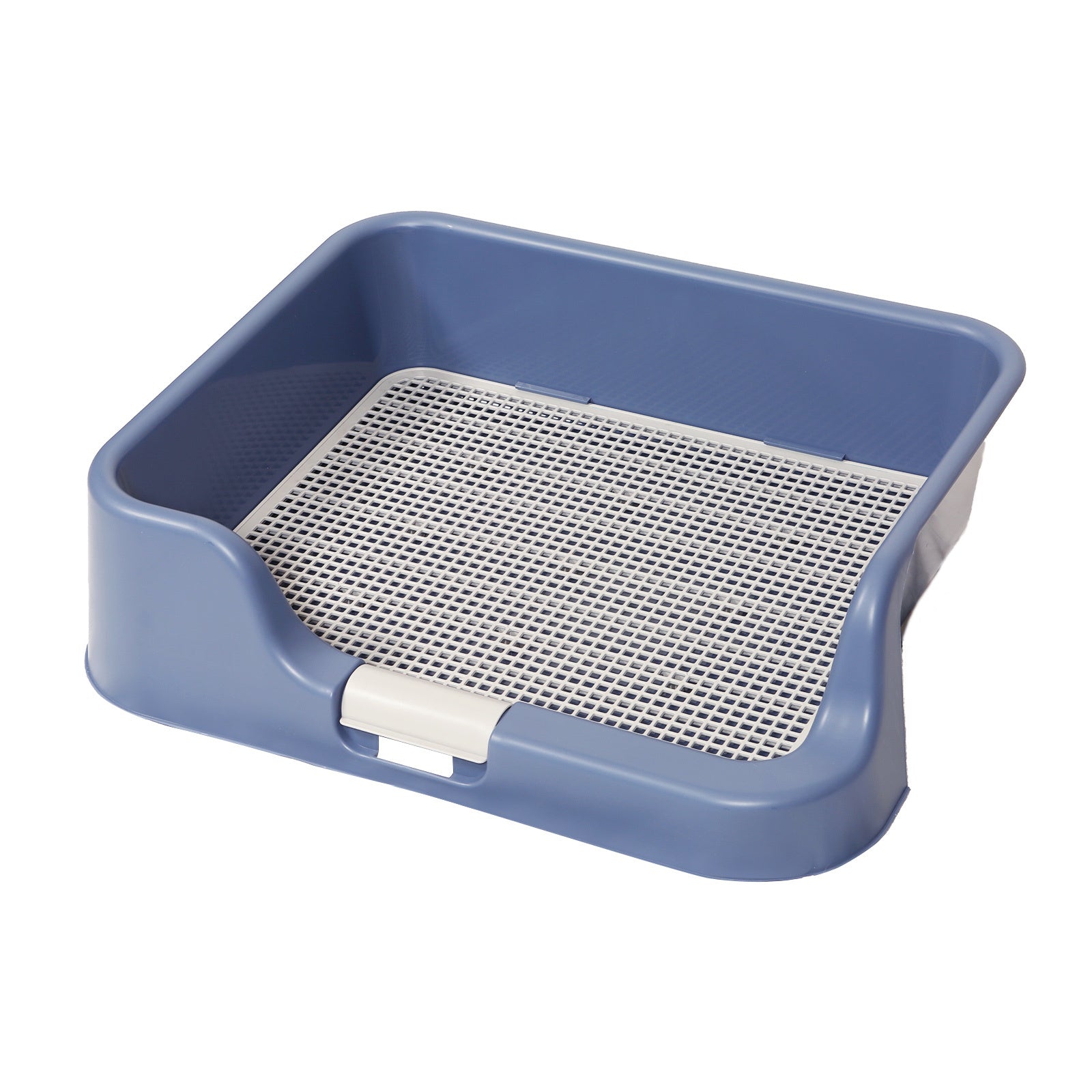 PS KOREA Blue Dog Pet Potty Tray Training Toilet Raised Walls T1 - image1