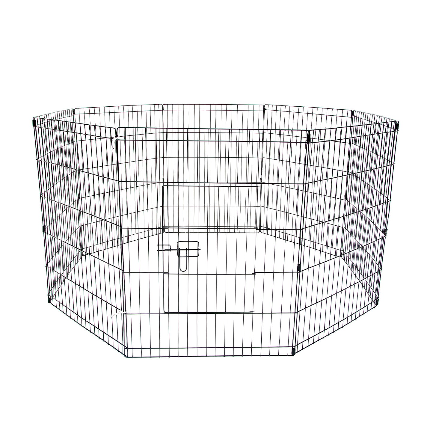 Pet Playpen 8 Panel 30in Foldable Dog Exercise Enclosure Fence Cage - image1