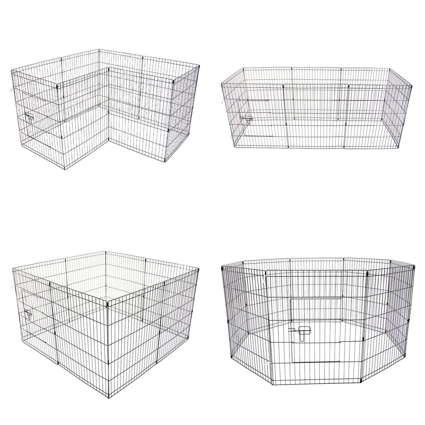 Pet Playpen 8 Panel 30in Foldable Dog Exercise Enclosure Fence Cage - image3