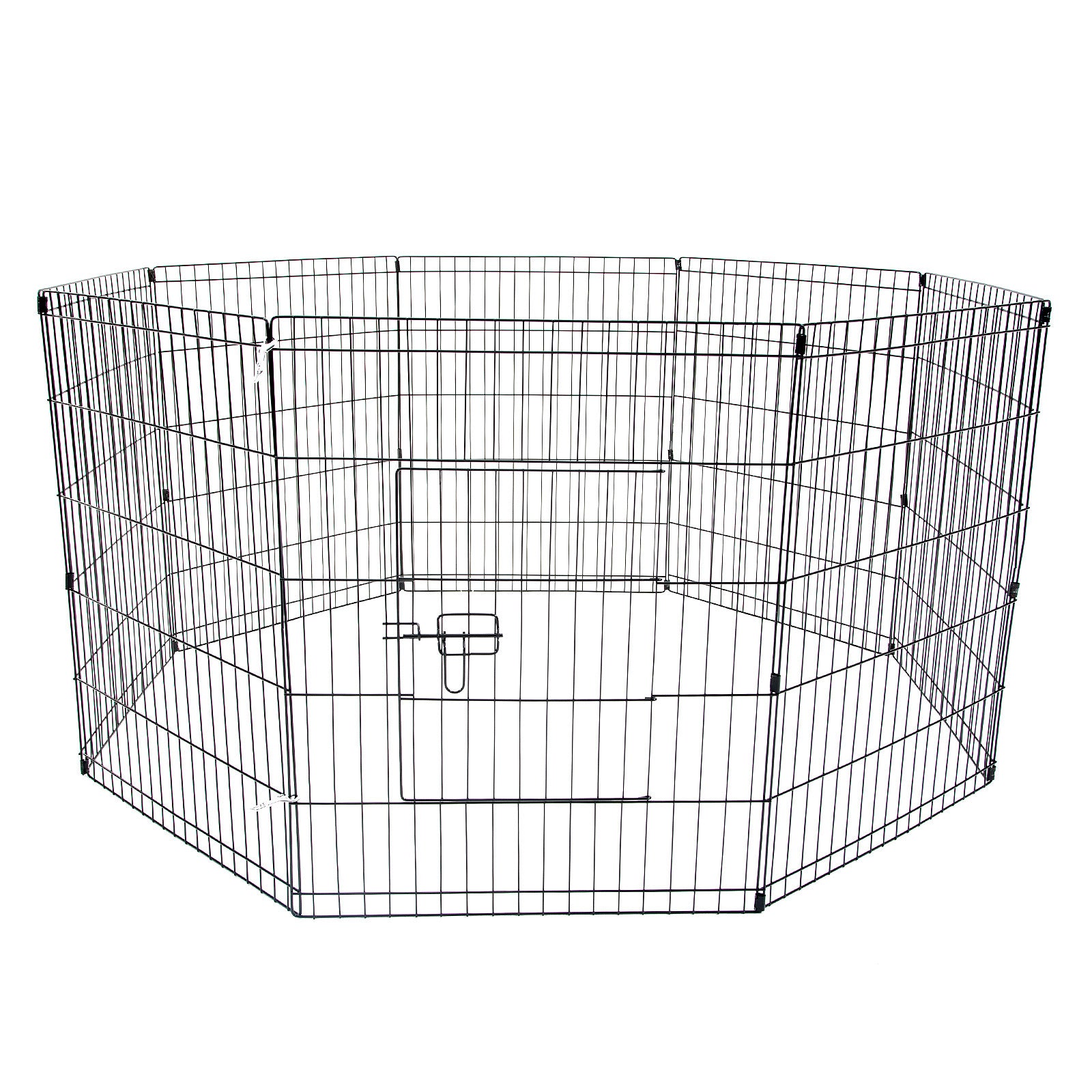 Pet Playpen 8 Panel 36in Foldable Dog Exercise Enclosure Fence Cage - image1