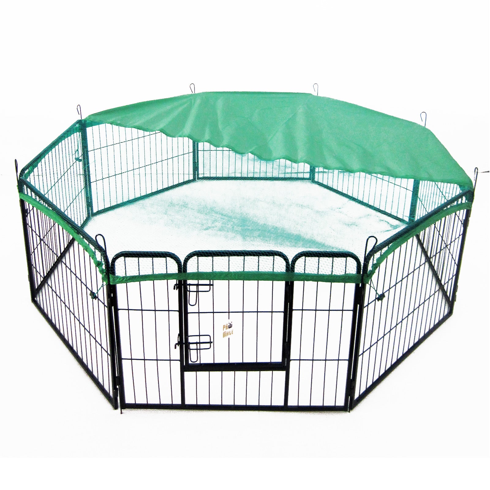 Green Net Cover for Pet Playpen 31in Dog Exercise Enclosure Fence Cage - image2