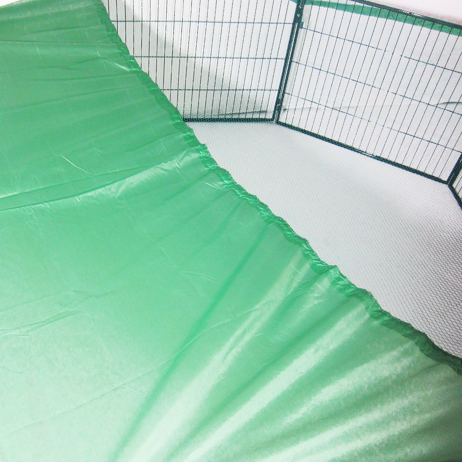 Green Net Cover for Pet Playpen 31in Dog Exercise Enclosure Fence Cage - image4