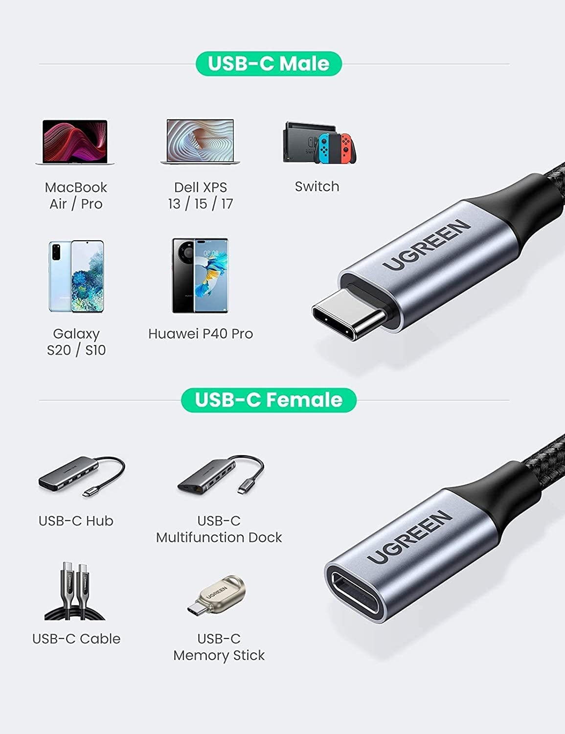 30205 USB Type-C Extension Cable 1M - image5