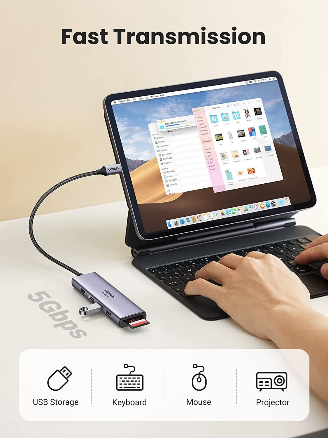 60383 Premium 6-in-1 USB-C Hub - image4