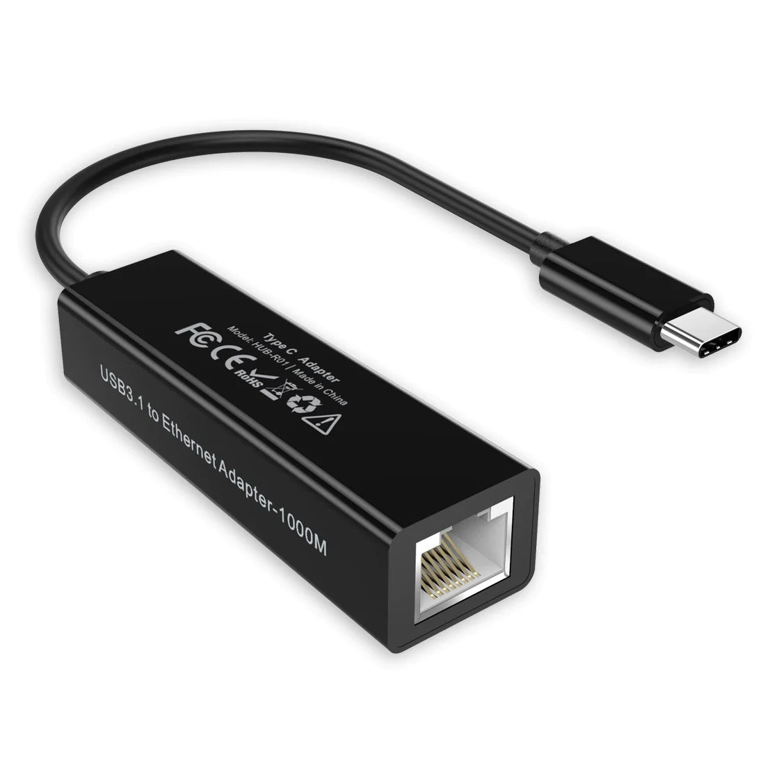 HUB-R01 USB 3.1 Type-C To RJ45 Gigabit Ethernet Adapter - image1