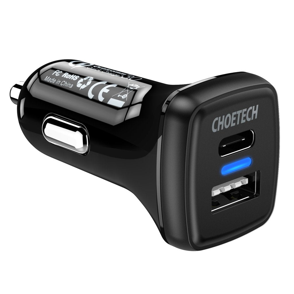 TC0005 36W Quick Charge 3.0 USB Type-C Car Charger - image1