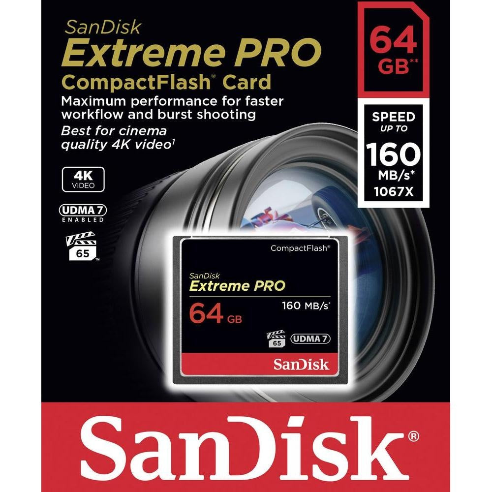 SanDisk Extreme Pro CFXP 64GB CompactFlash 160MB/s (SDCFXPS-064G) - image3