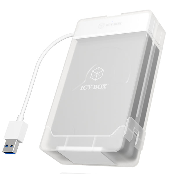 ICY BOX Adapter and enclosure for 2x 2.5" SATA HDDs/SSDs (IB-AC7032-U3) - image1