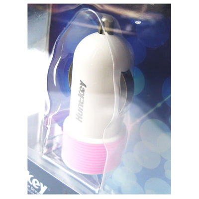 Compact Car Charger for iPad & Smart Phone 5V 2.1A with MFI Cable - Pink (HKB01005021-0B) - image3