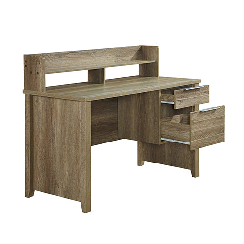 2 Drawers Wooden Leg Study Desk - image1
