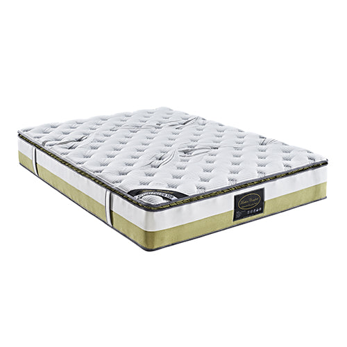 Queen Mattress Memory Pillow Top Pocket Spring Foam Medium Firm Bed - image1