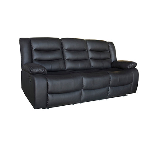 Fantasy Recliner Pu Leather 3R Black - image2