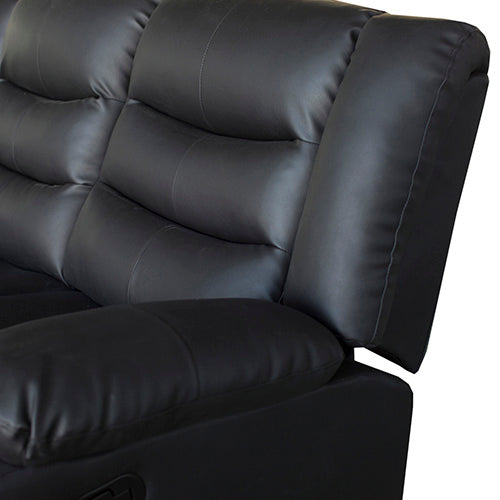 Fantasy Recliner Pu Leather 3R Black - image4