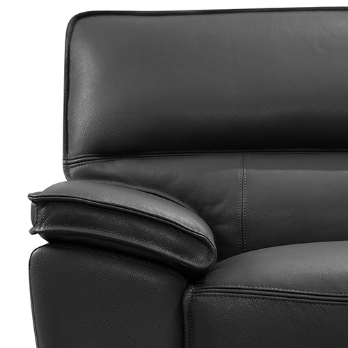 Hugo Large Corner Sofa Set Spacious Chaise Lounge Air Leather - image5