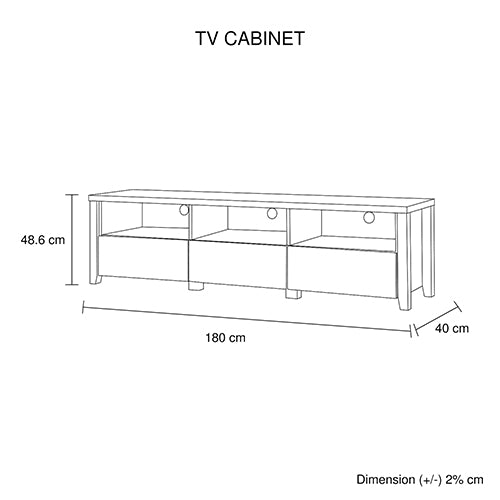 Cielo TV Cabinet Oak - image3