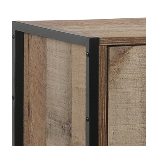 Mascot TV Cabinet Entertainment Storage Unit Oak Colour - image9