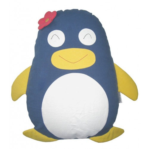 Penguin Cuddling Cushion Grey - image1