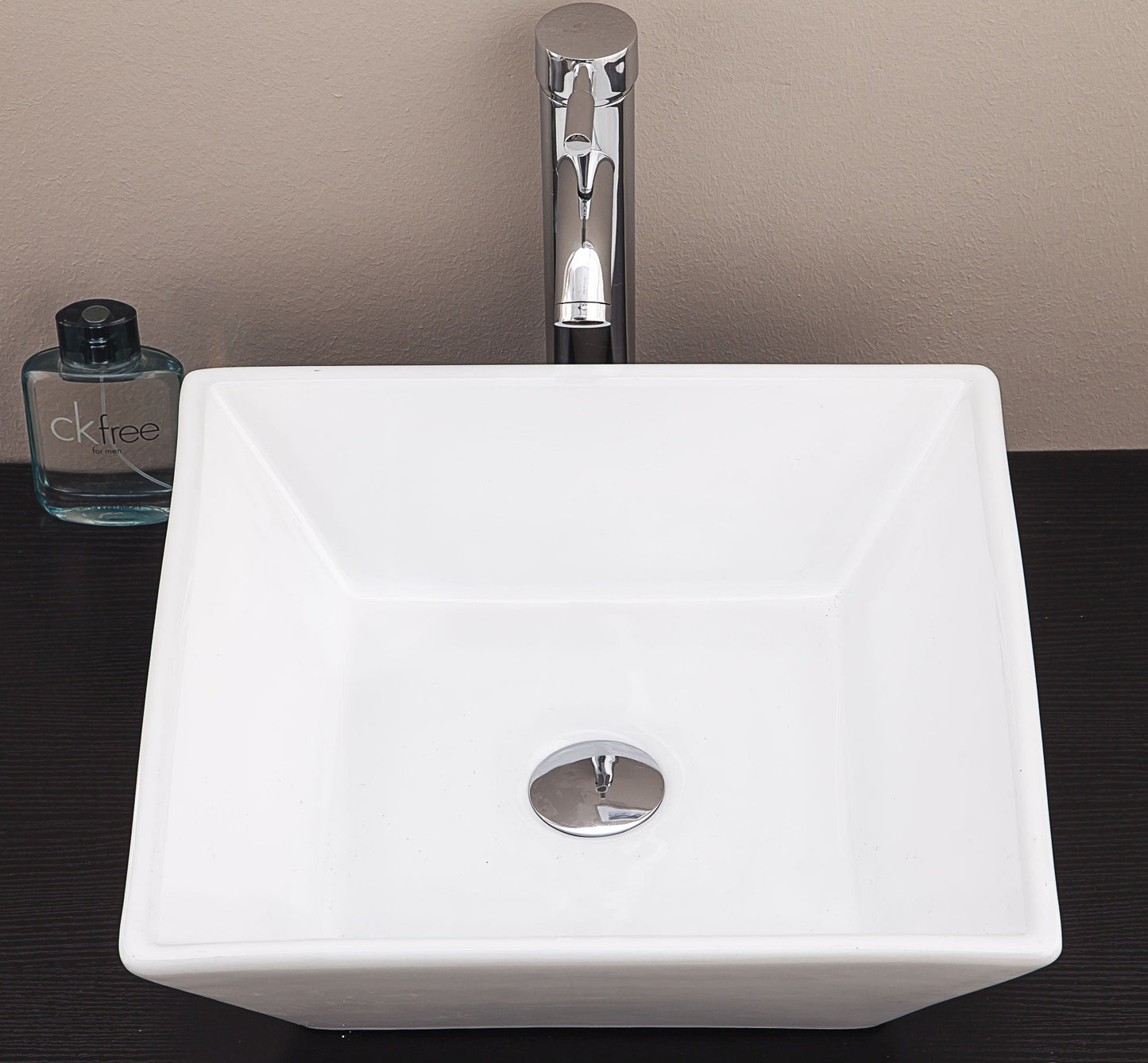 Bathroom Ceramic Rectangular Above Countertop Basin for Vanity - image4