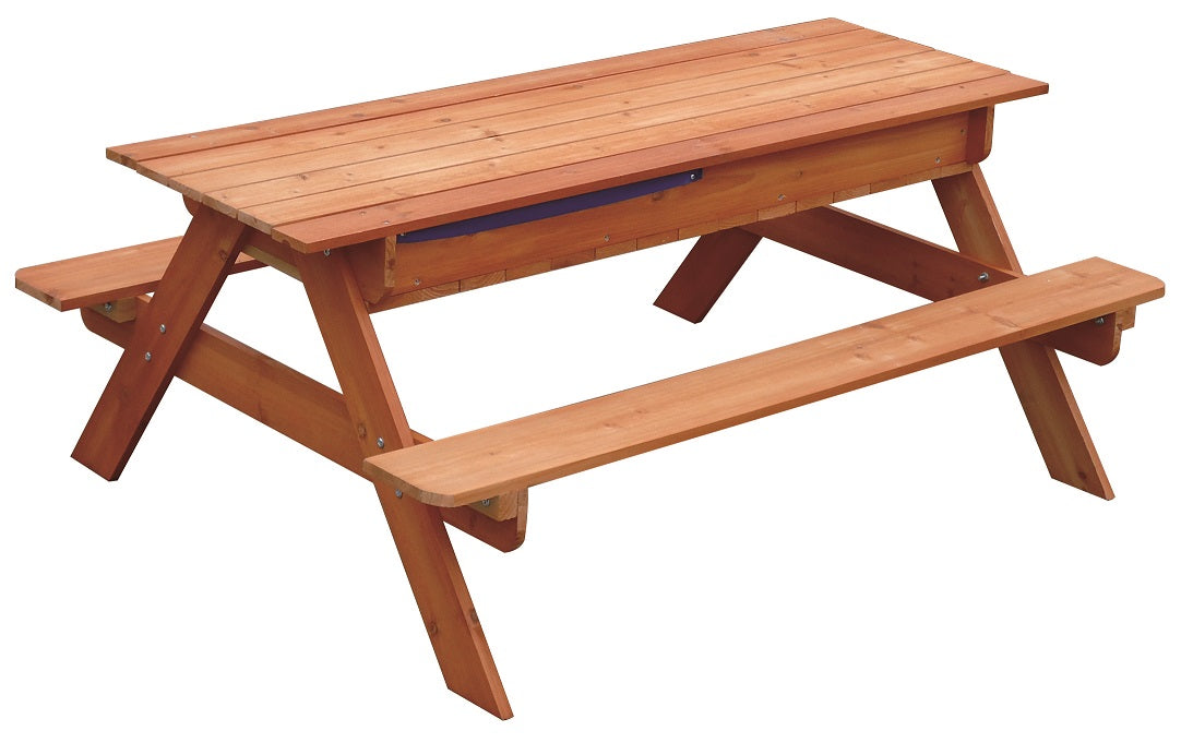 Sand & Water Wooden Picnic Table - image2