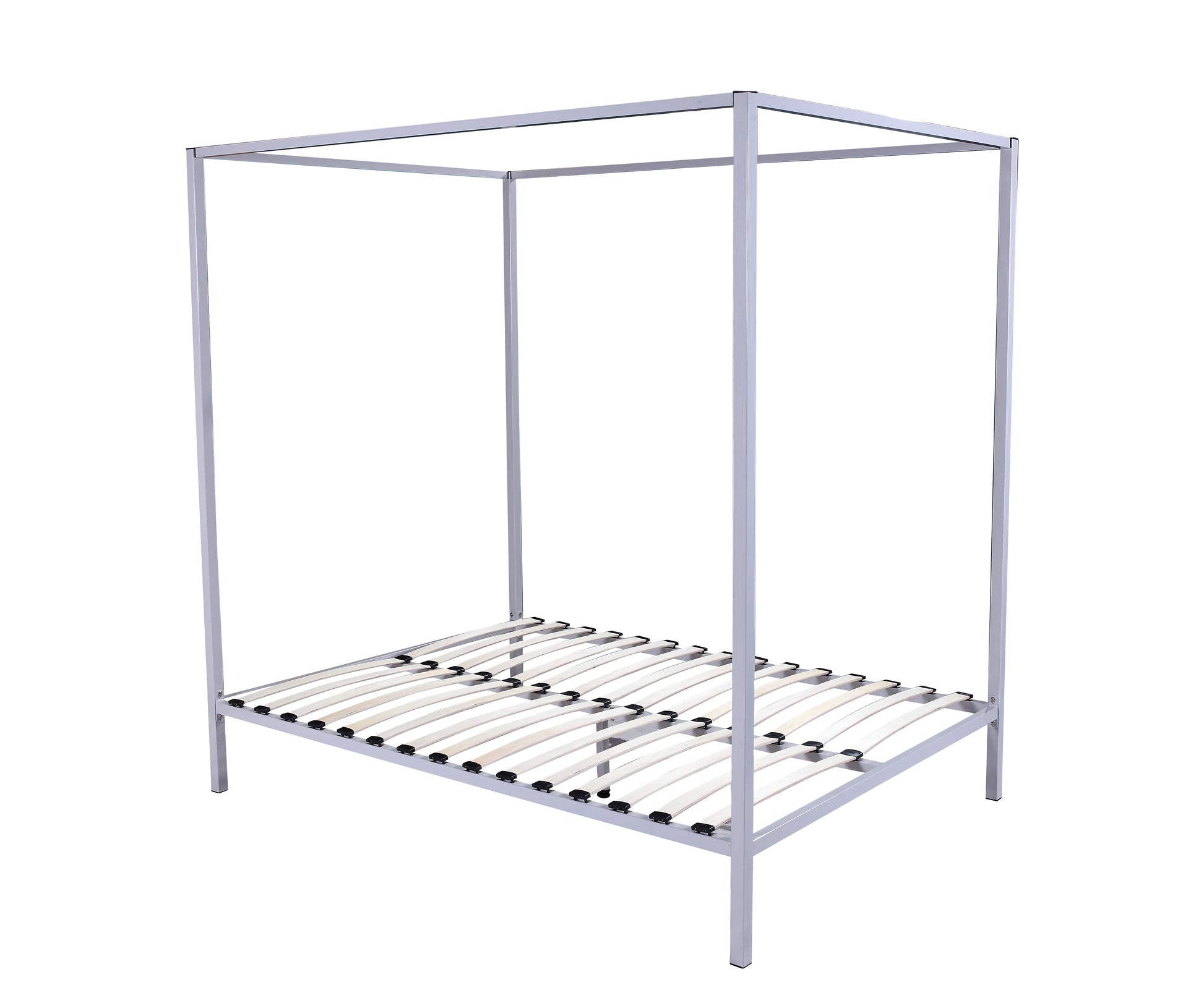 4 Four Poster Queen Bed Frame - image1