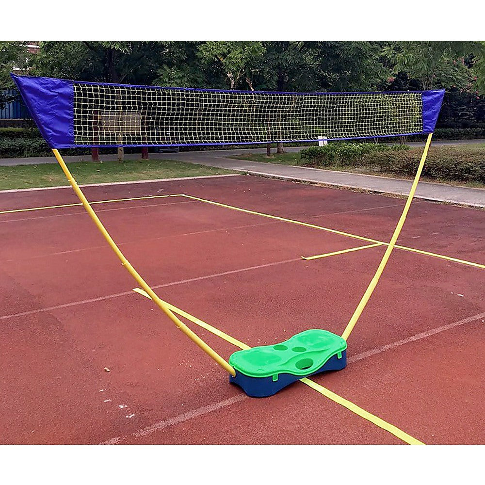 Folding Portable Badminton Combo Set Volleyball Net Outdoor Sports - image2