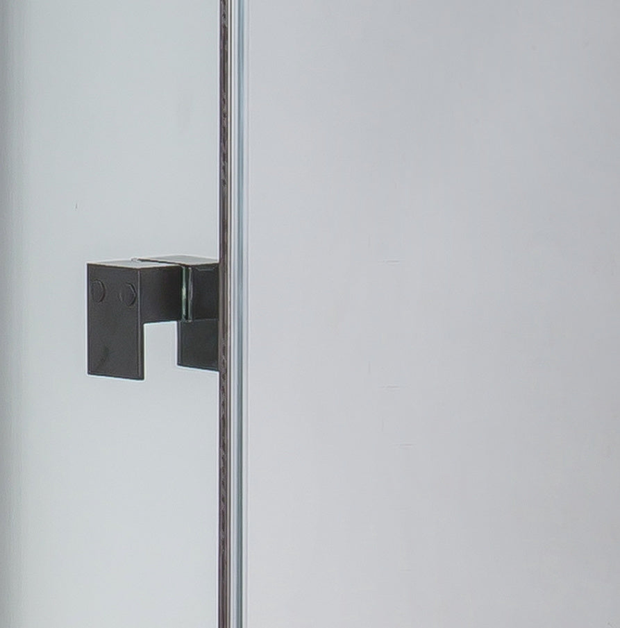 Semi Frameless Shower Screen (82~90)x 195cm & (98~101)x 195cm Side AS/NZS Glass - image8