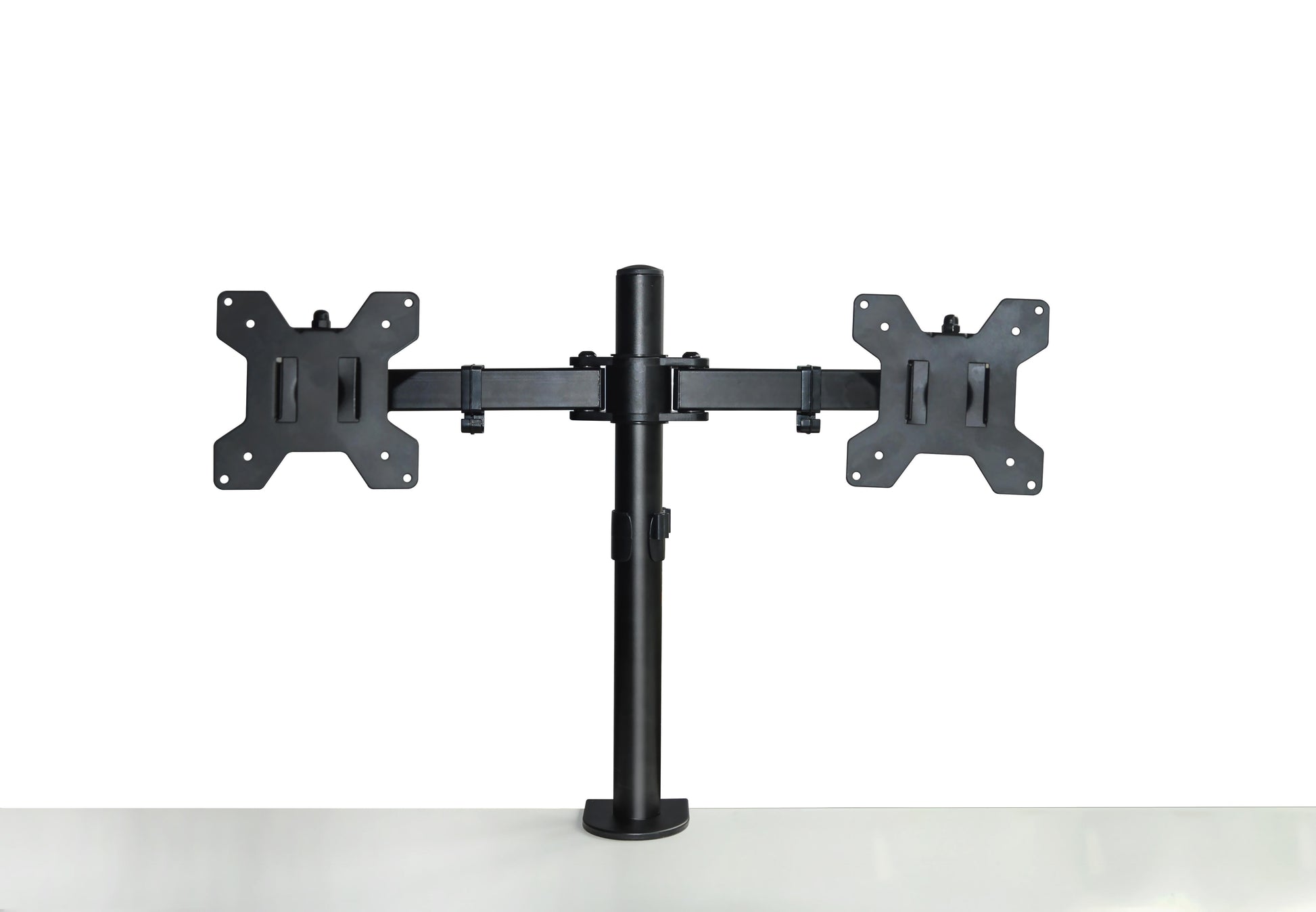 Dual LCD Monitor Desk Mount Stand Adjustable Fits 2 Screens Up To 27" - image2