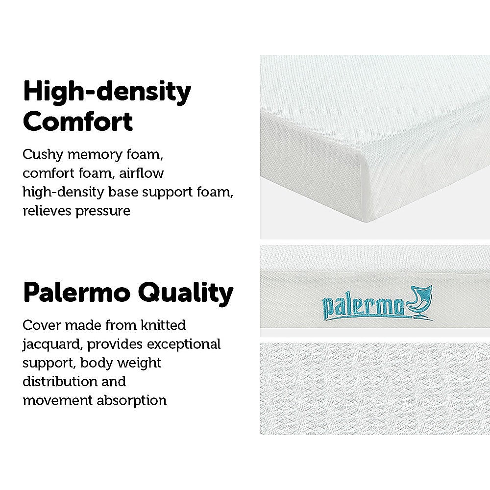 Palermo Queen Mattress Memory Foam Green Tea Infused CertiPUR Approved - image4
