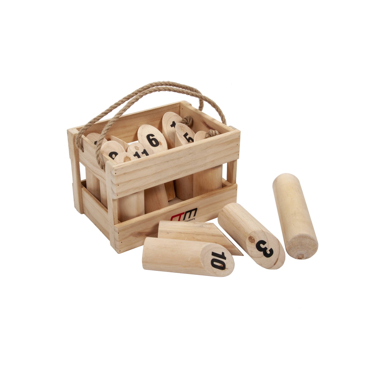 Number Toss Wooden Set Outdoor Games with Carry Case - image3