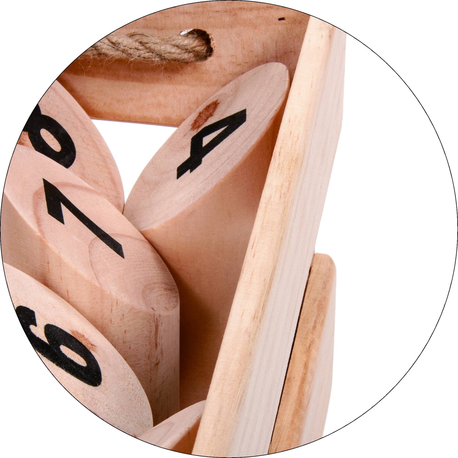 Number Toss Wooden Set Outdoor Games with Carry Case - image5