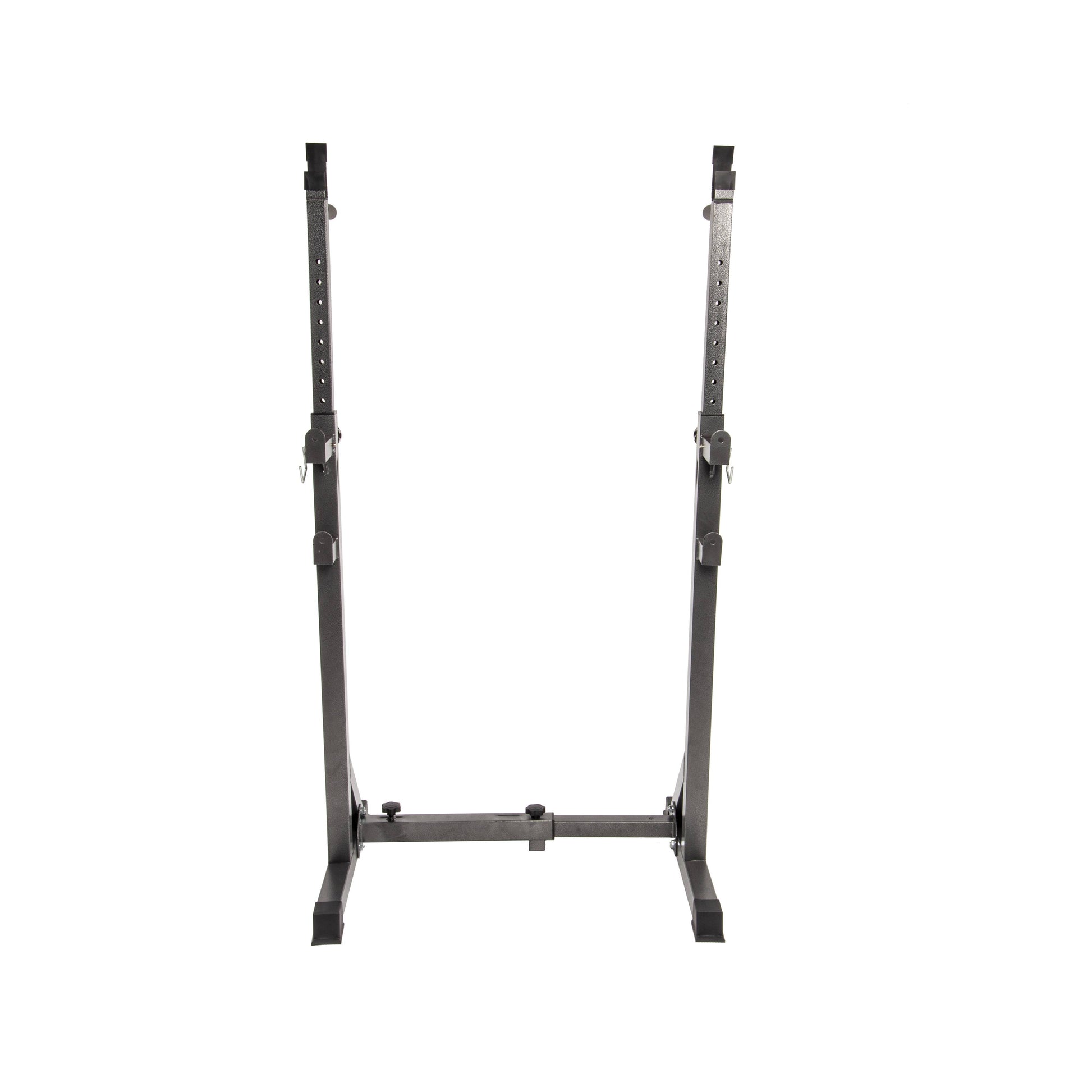 Commercial Squat Rack Adjustable Pair Fitness Exercise Weight Lifting Gym Barbell Stand - image11