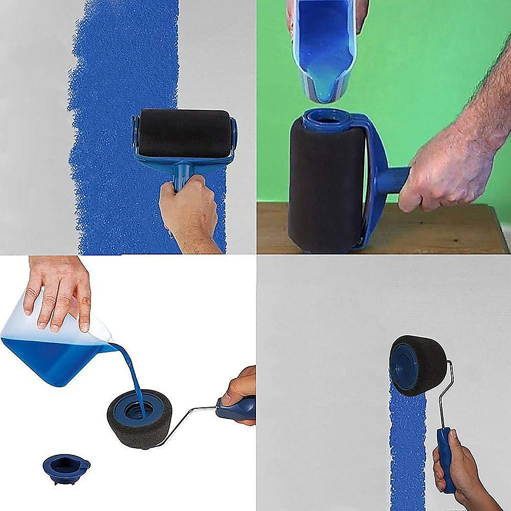 Paint / Painting Set Self-Contained Drip Splatter Roller - image9