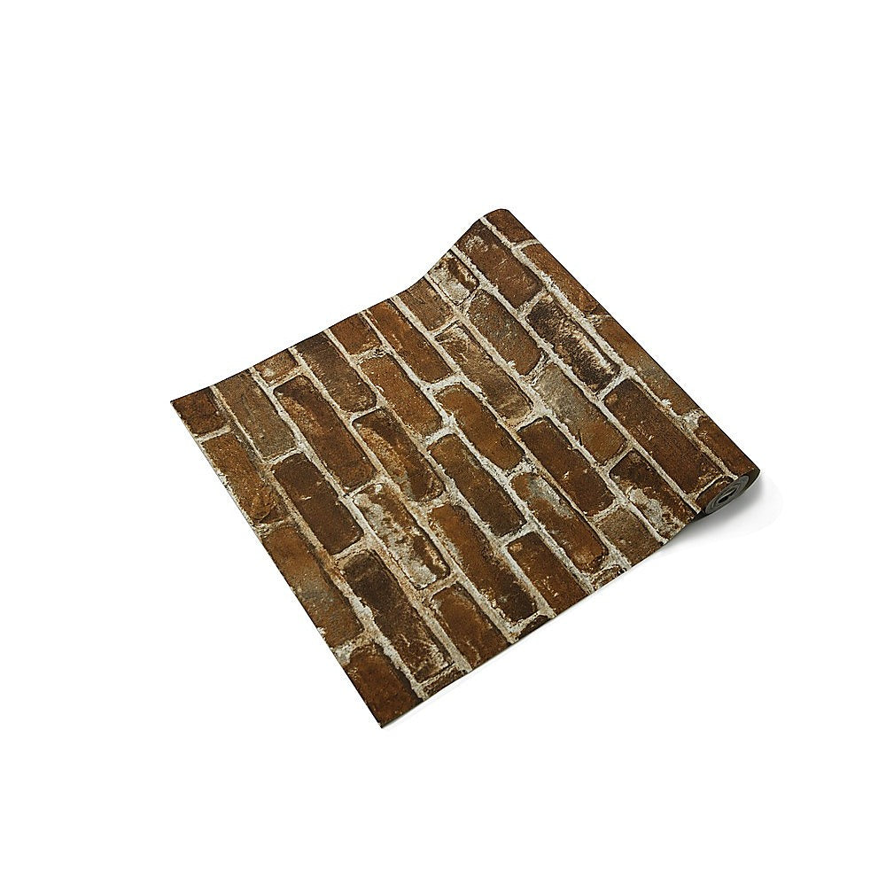 Wallpaper Faux Brick Wall Paper Roll - image4