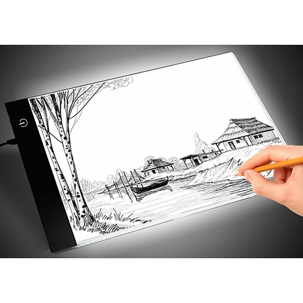 A4 LED Light Box Tracing Board Art Design Stencil Tattoo Copy Drawing Pad - image2