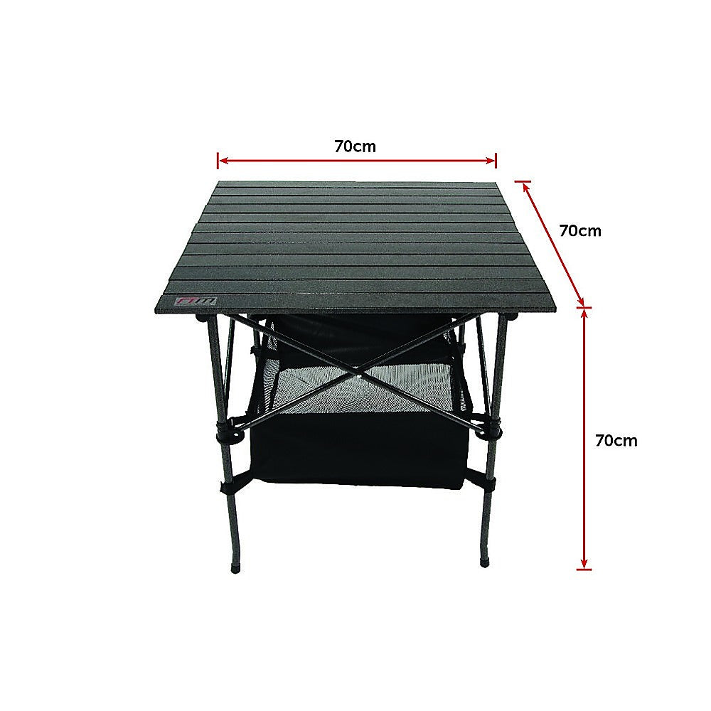 Folding Collapsible Camping Table Caravan RV Heavy Duty Steel & Aluminium - image10