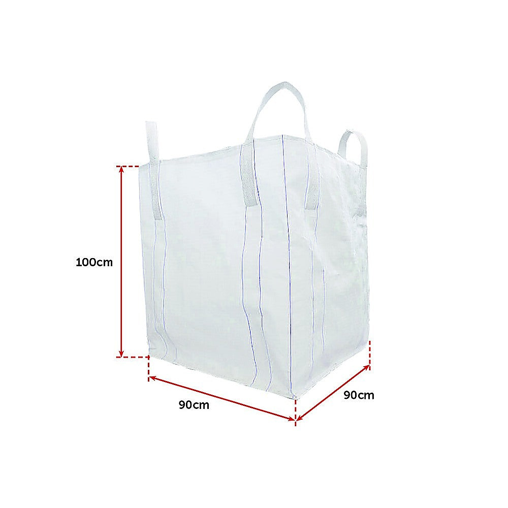 4 x 1 tonne FIBC Polypropylene UV Rated Builder / Bulk / Landscape Bags - image8