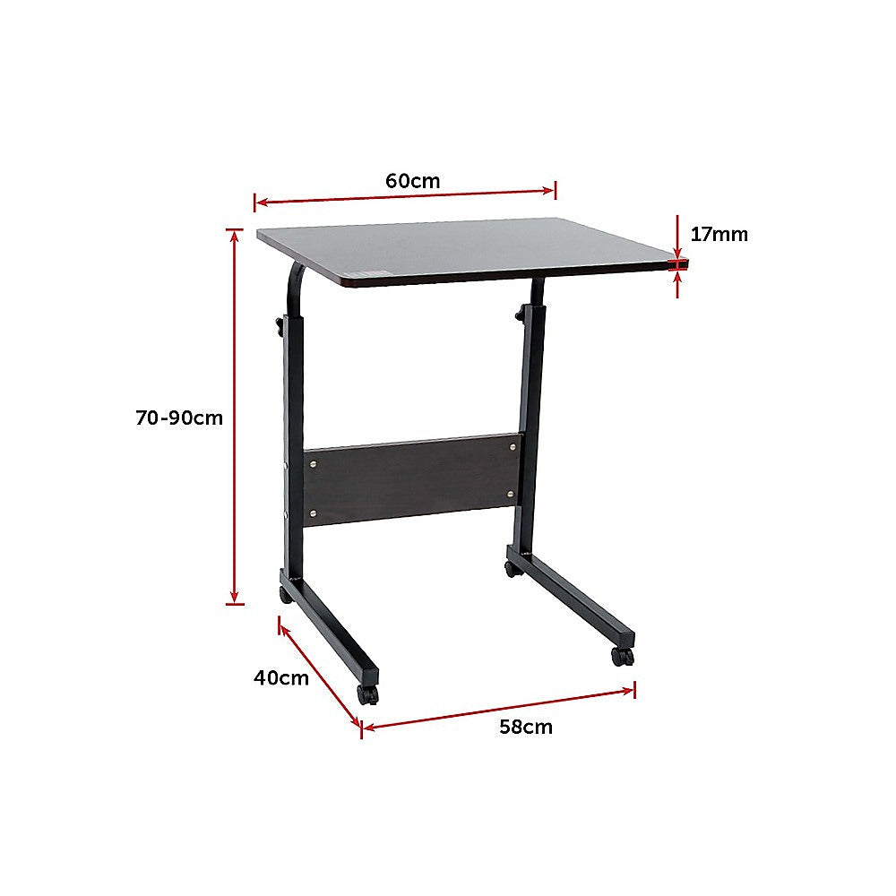 Mobile Laptop Desk Bed Stand Computer Table Adjustable Notebook Bedside Table - image9