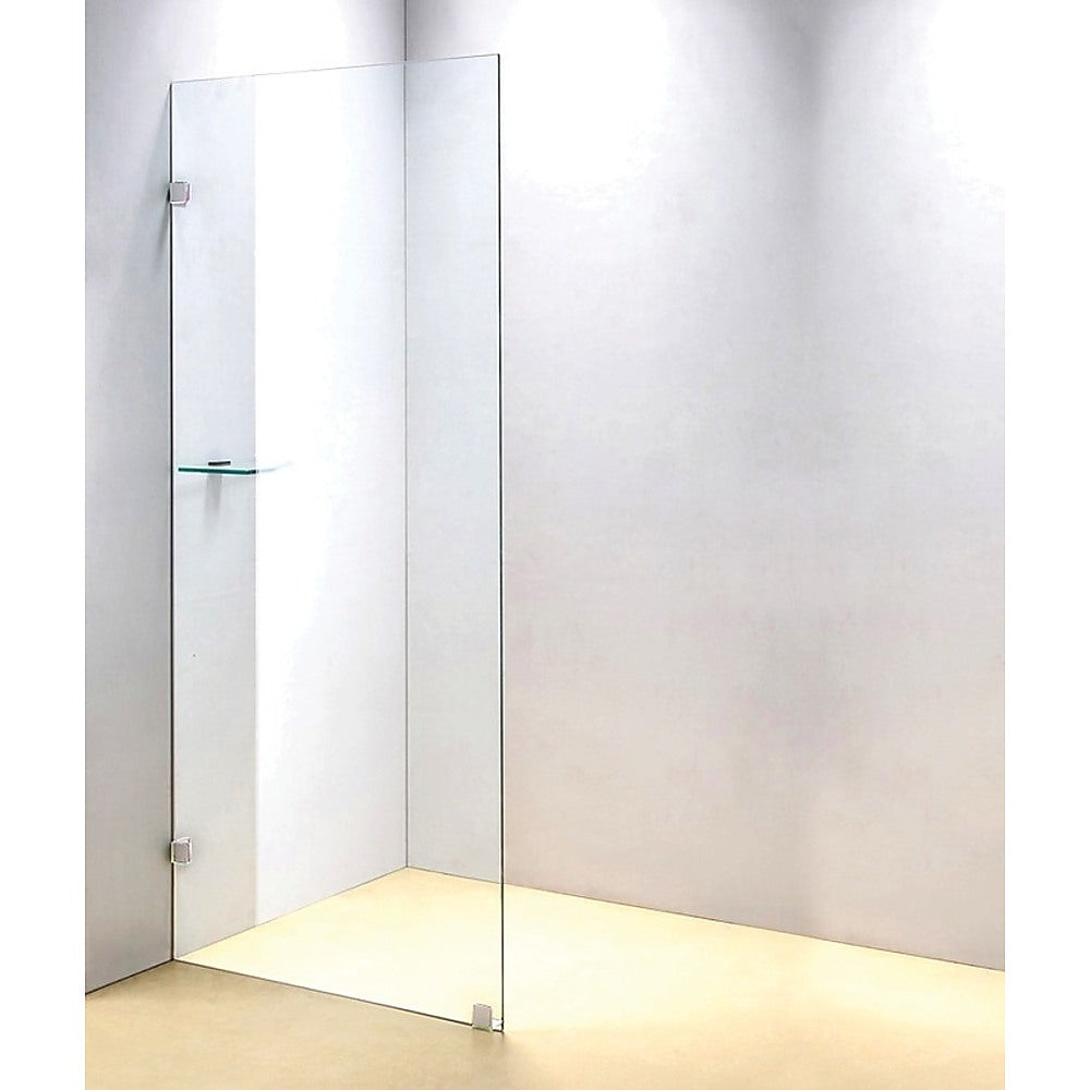 800 x 2000mm Frameless 10mm Safety Glass Shower Screen - image4