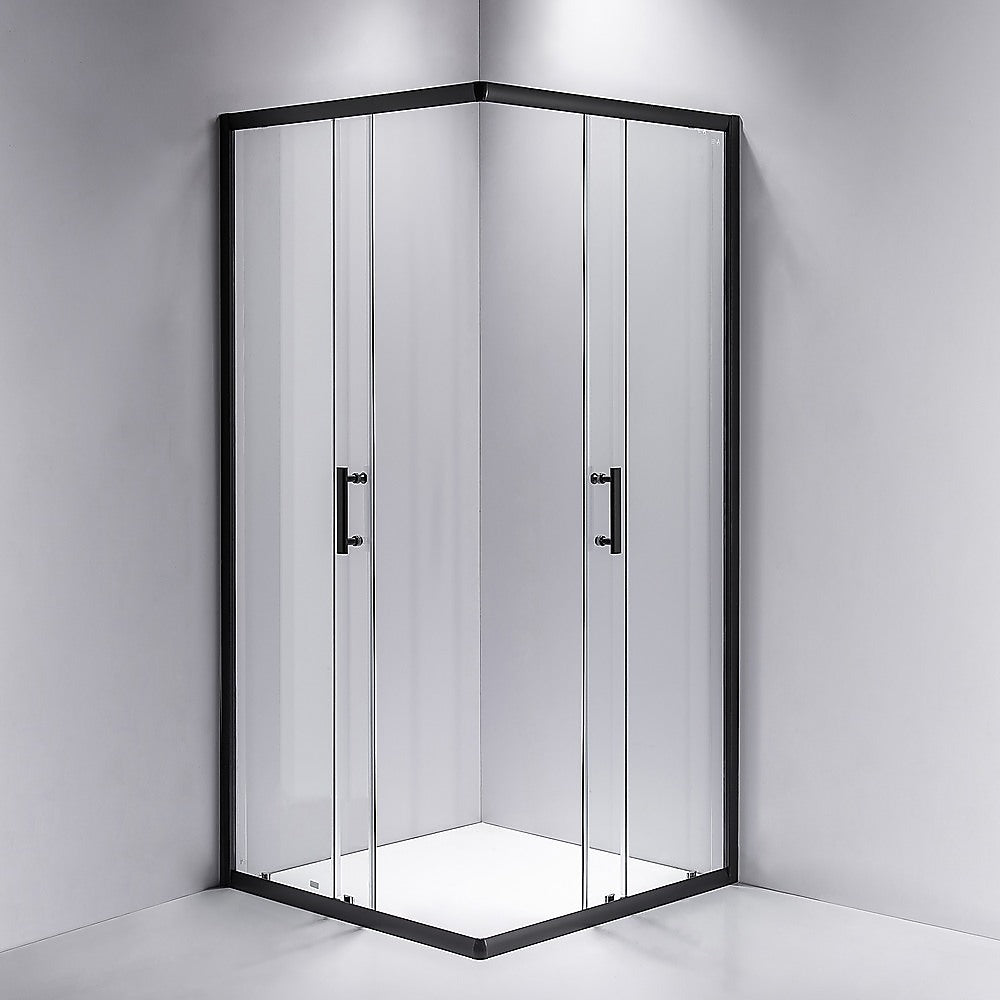 800 x 1200mm Sliding Door Nano Safety Glass Shower Screen By Della Francesca - image2