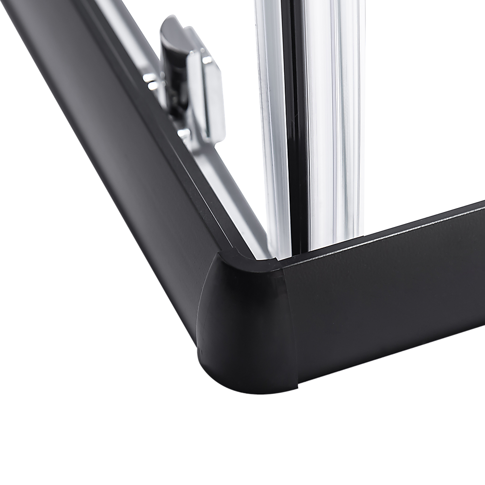 900 x 800mm Sliding Door Nano Safety Glass Shower Screen By Della Francesca - image6