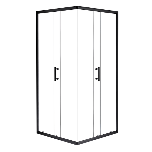 900 x 900mm Sliding Door Nano Safety Glass Shower Screen By Della Francesca - image1