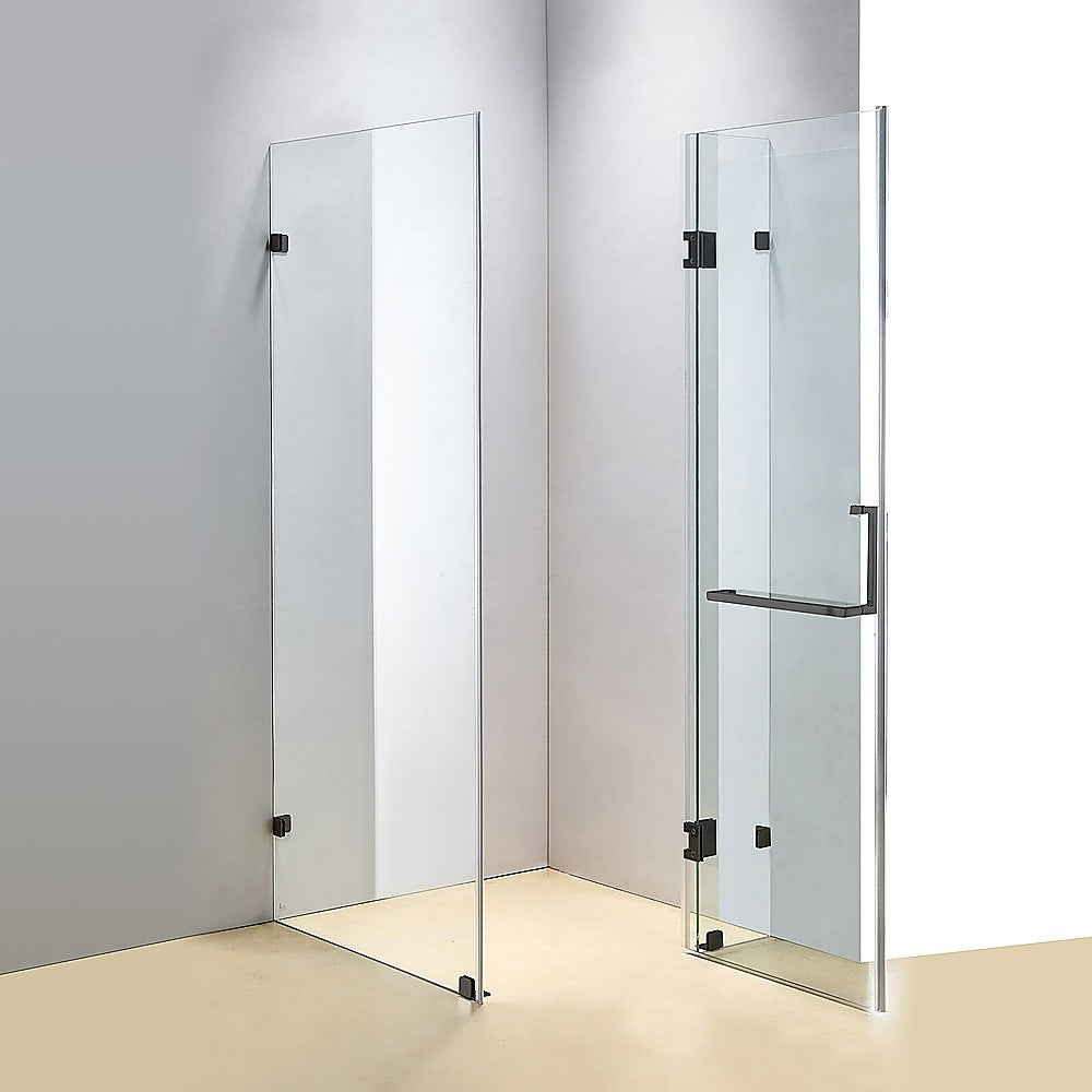 1200 x 900mm Frameless 10mm Glass Shower Screen By Della Francesca - image2