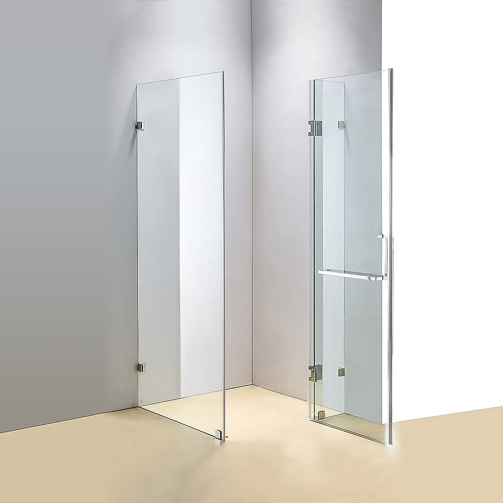 1000 x 800mm Frameless 10mm Glass Shower Screen By Della Francesca - image4