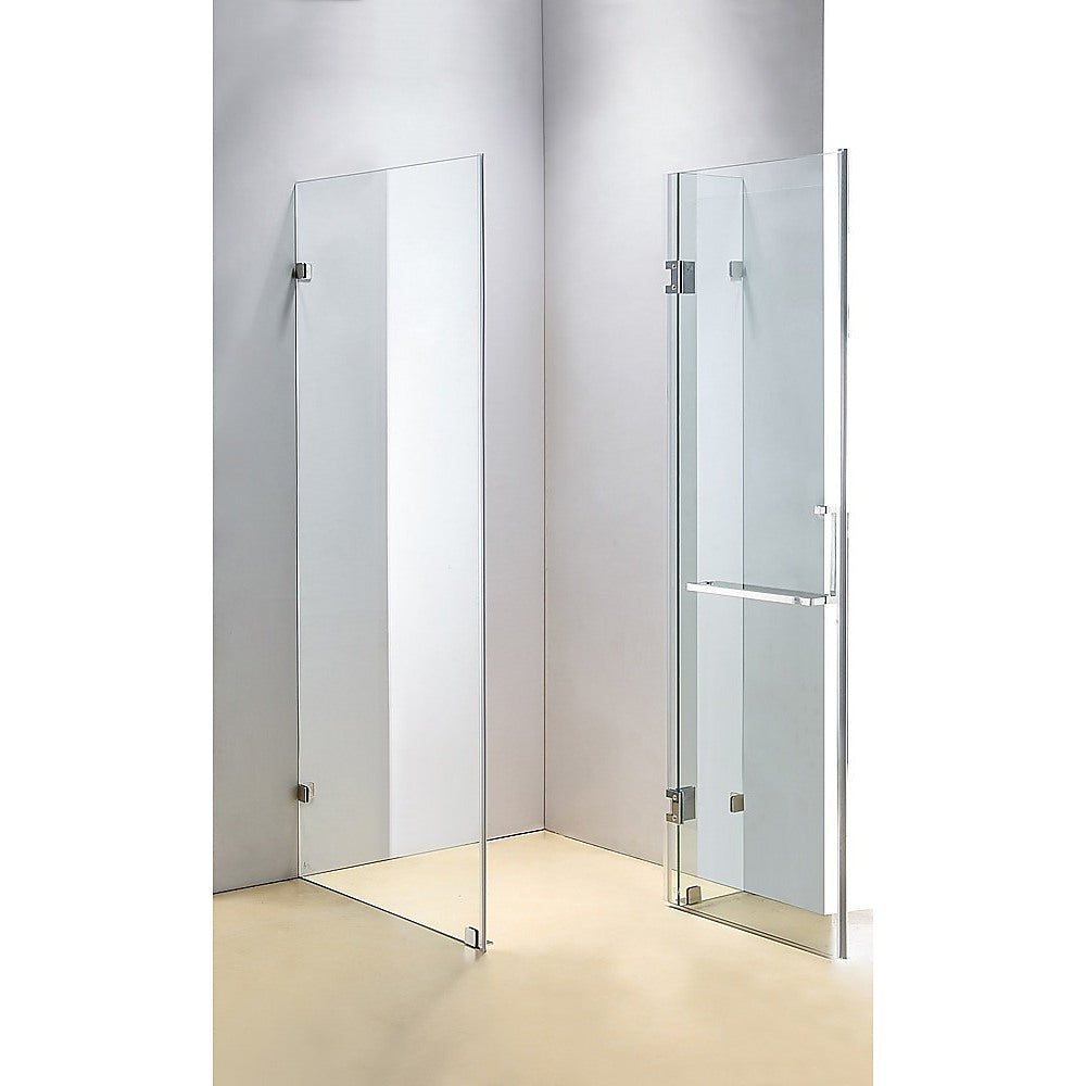 1000 x 900mm Frameless 10mm Glass Shower Screen By Della Francesca - image4