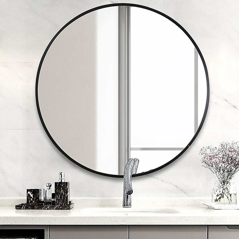 60cm Round Wall Mirror Bathroom Makeup Mirror by Della Francesca - image2