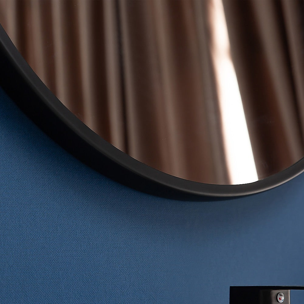 60cm Round Wall Mirror Bathroom Makeup Mirror by Della Francesca - image5