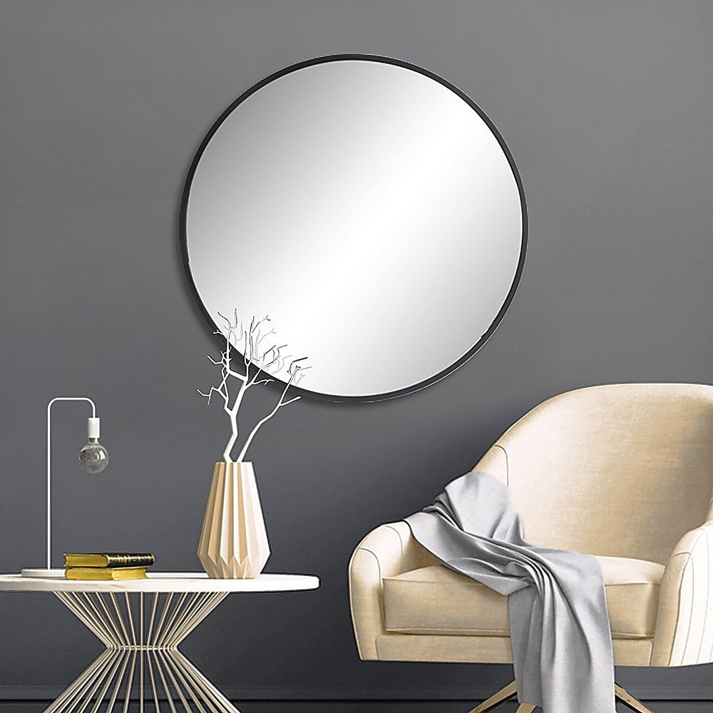 70cm Round Wall Mirror Bathroom Makeup Mirror by Della Francesca - image2