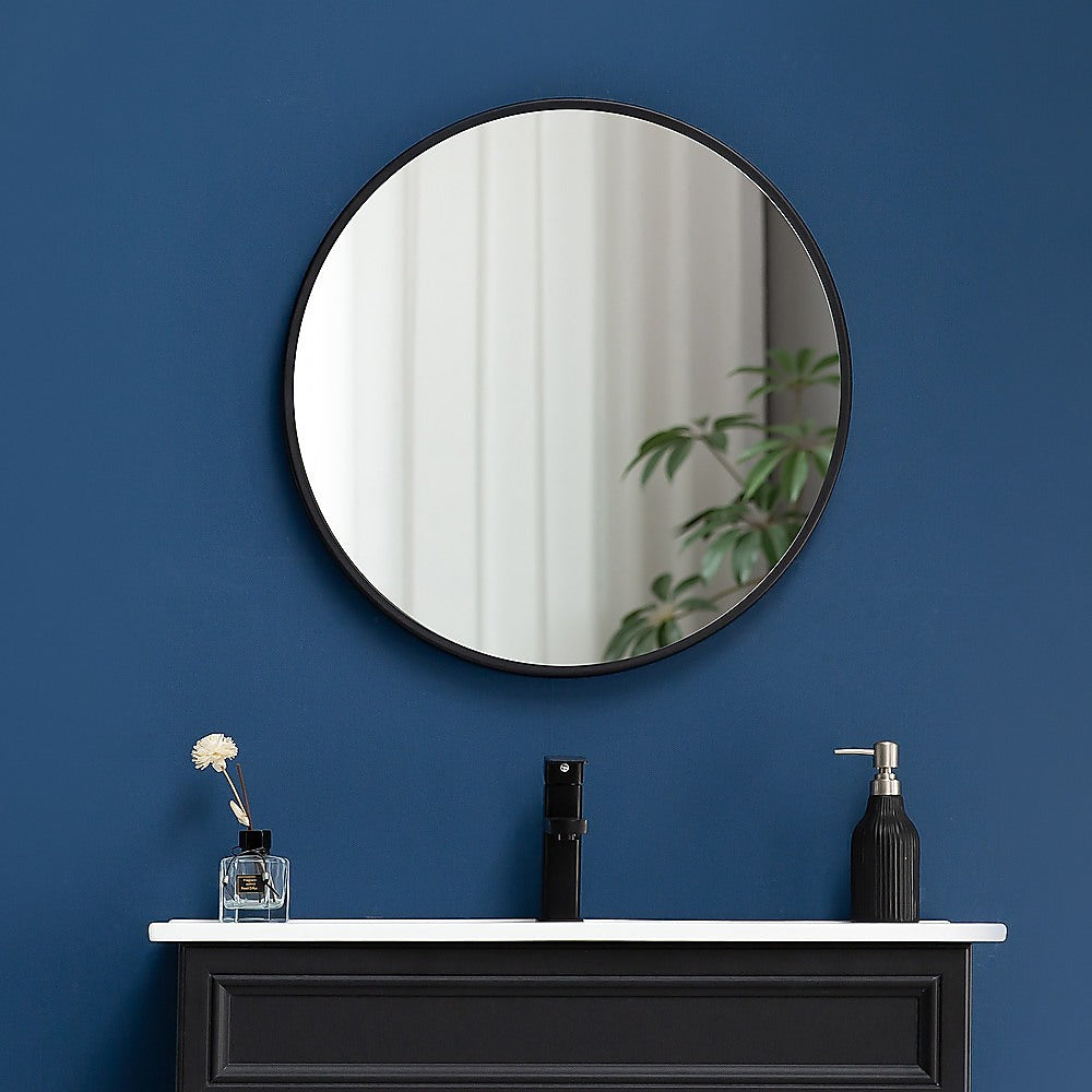 70cm Round Wall Mirror Bathroom Makeup Mirror by Della Francesca - image4