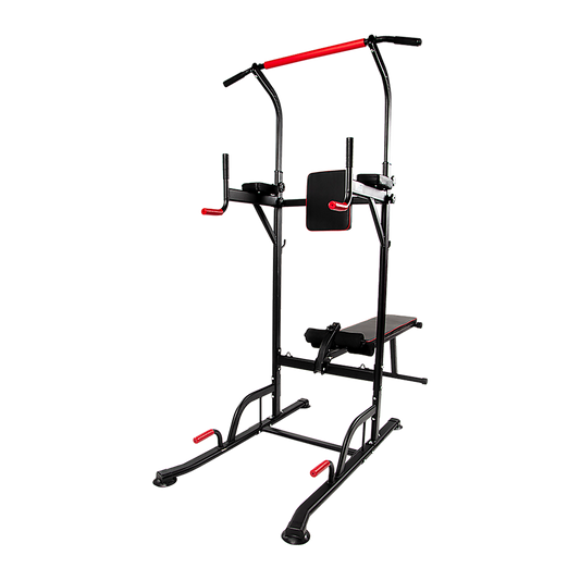 Power Tower Pull Up Weight Bench Dip Multi Station Chin Up Home Gym Equipment - image1